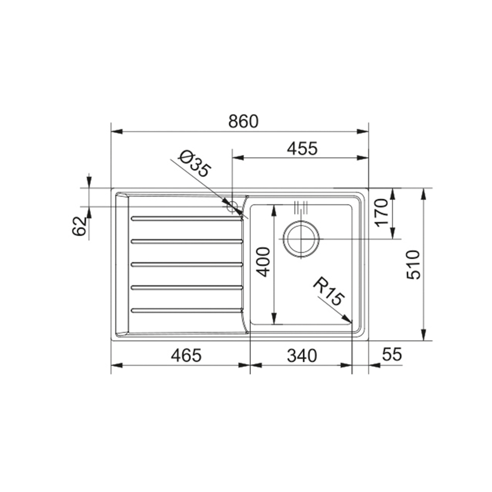 Franke sudoper Neptune Plus NPX 611 - Slika 2