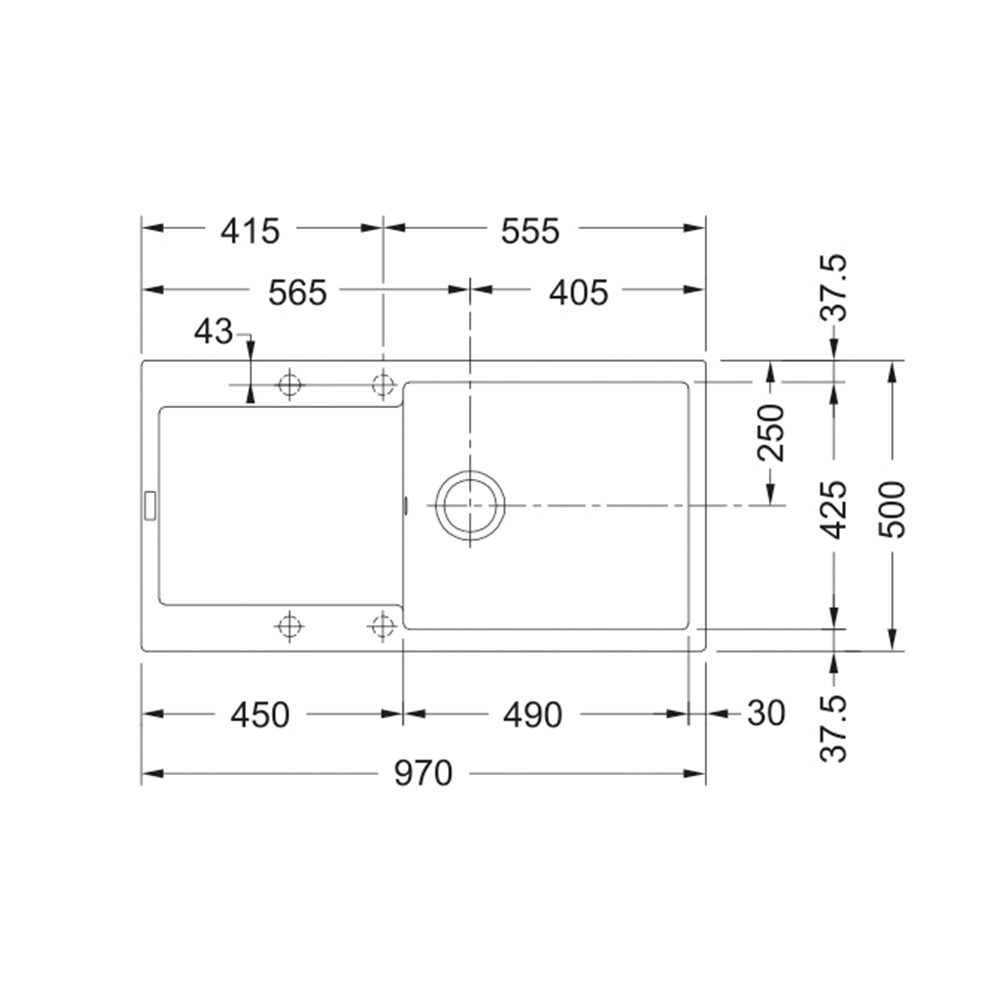 Franke sudoper MRG 611-100 XL - standardna - Slika 2