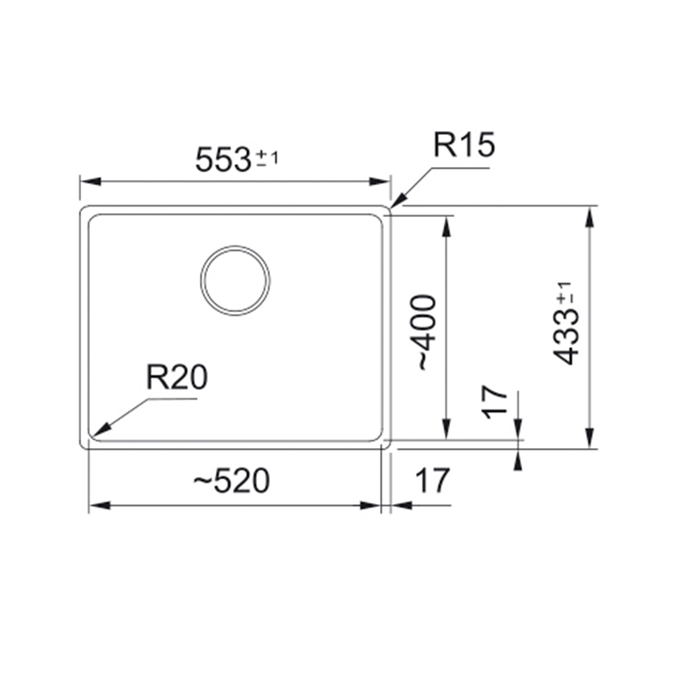Franke sudoper MRG 110-52 - podugradbena - Slika 2